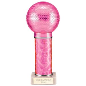 Disco Inferno Tube Trophy Pink - Cornish Custom Creations