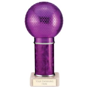 Disco Inferno Tube Trophy Purple - Cornish Custom Creations