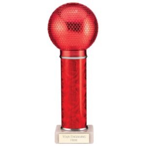 Disco Inferno Tube Trophy Red - Cornish Custom Creations