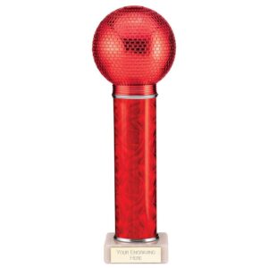 Disco Inferno Tube Trophy Red - Cornish Custom Creations