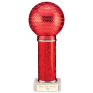 Disco Inferno Tube Trophy Red - Cornish Custom Creations