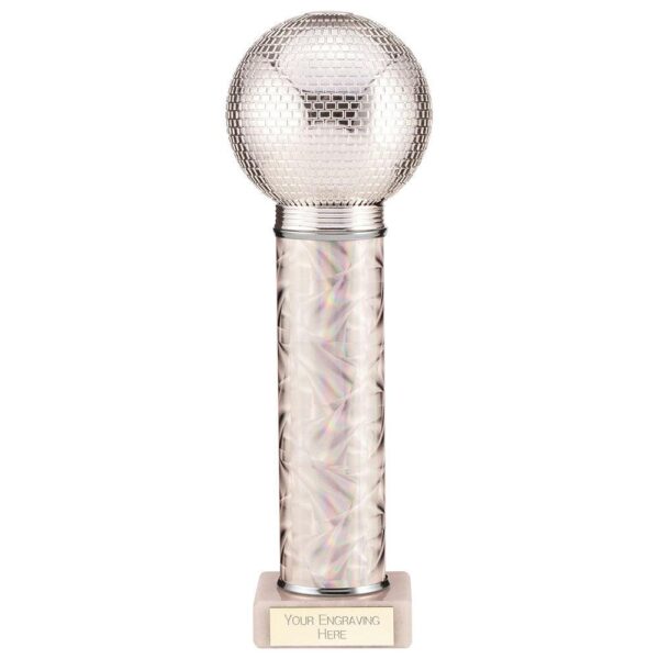 Disco Inferno Tube Trophy Silver - Cornish Custom Creations