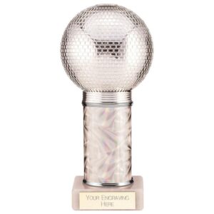 Disco Inferno Tube Trophy Silver - Cornish Custom Creations