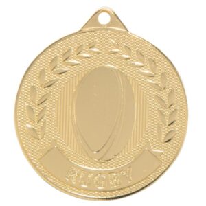 Discovery Rugby Medal Gold - Cornish Custom Creations