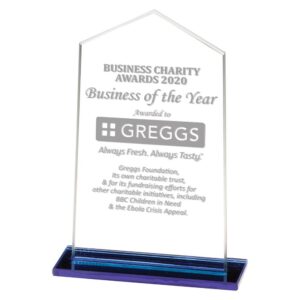 Downton Glass Award - Cornish Custom Creations