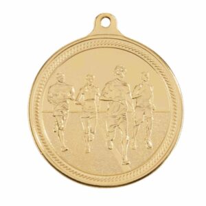 Endurance Running Medal Gold - Cornish Custom Creations