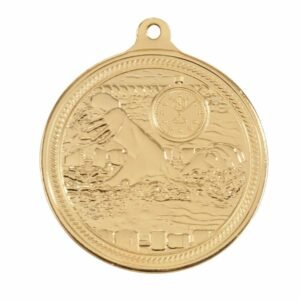 Endurance Swimming Medal Gold - Cornish Custom Creations