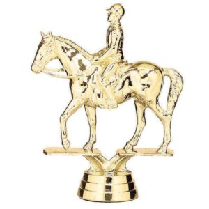 Equestrian Plastic Figure Gold - Cornish Custom Creations