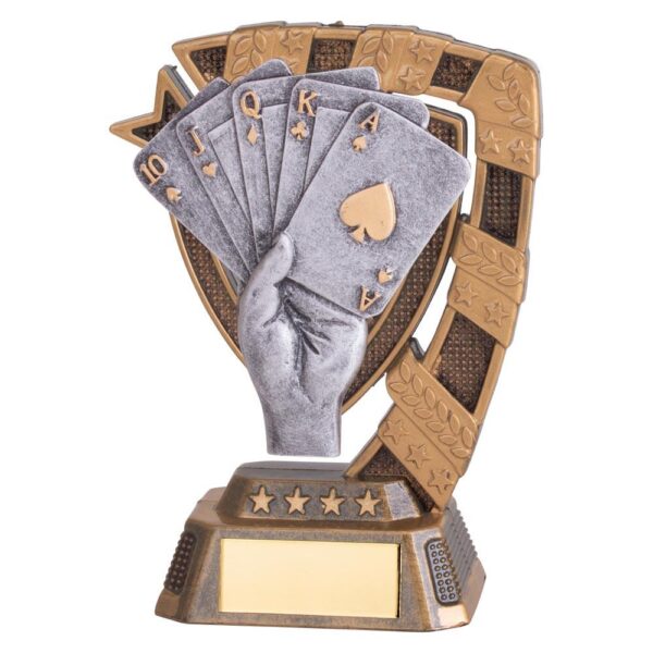 Euphoria Poker Royal Flush Award - Engrave Express