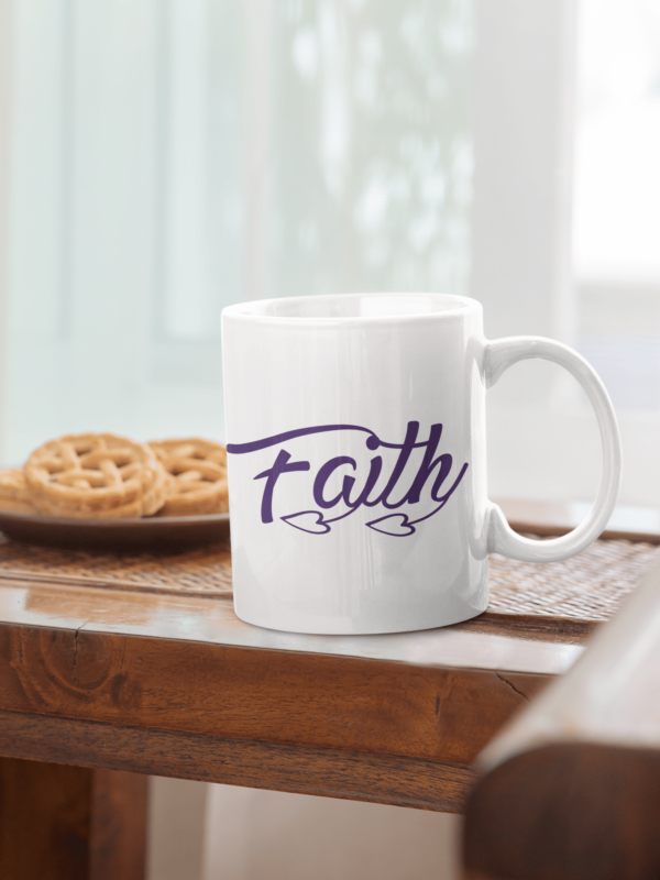 Faith' Inspirational Cancer Mug - Cornish Custom Creations