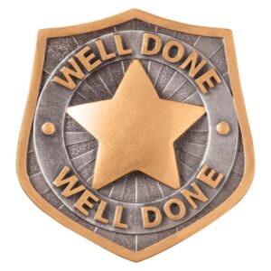 Falcon Achievement Well Done Insert - Engrave Express