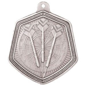 Falcon Darts Medal Silver - Cornish Custom Creations