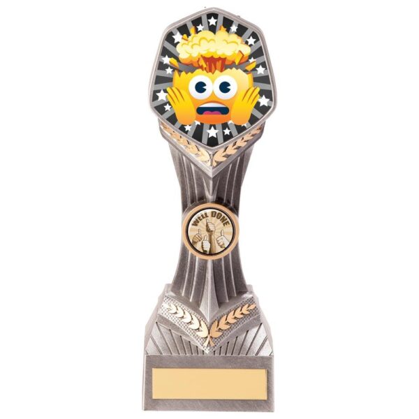 Falcon Emoji Head Blown Award - Engrave Express