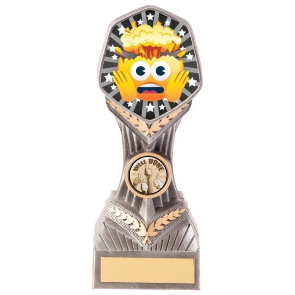 Falcon Emoji Head Blown Award - Engrave Express