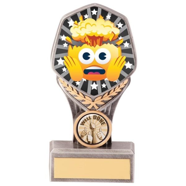 Falcon Emoji Head Blown Award - Engrave Express