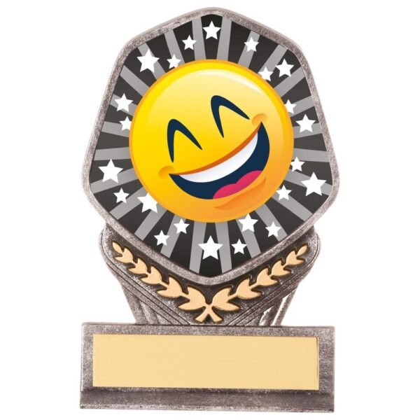 Falcon Emoji Laughing Award - Engrave Express