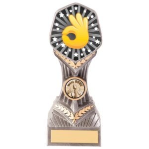 Falcon Emoji OK Hand Award - Engrave Express