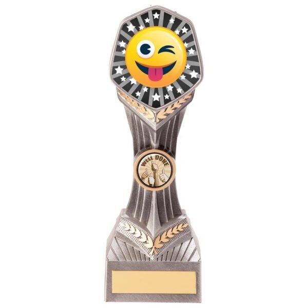 Falcon Emoji Tongue Out Award - Engrave Express