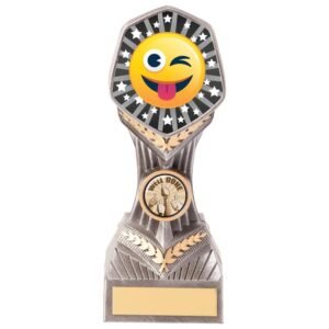 Falcon Emoji Tongue Out Award - Engrave Express