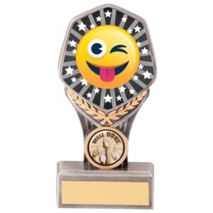 Falcon Emoji Tongue Out Award - Engrave Express