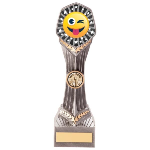 Falcon Emoji Tongue Out Award - Engrave Express