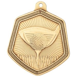 Falcon Golf Medal Gold - Cornish Custom Creations