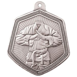 Falcon Martial Arts Medal Silver - Cornish Custom Creations