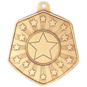 Falcon Multi Sport Medal Gold - Cornish Custom Creations