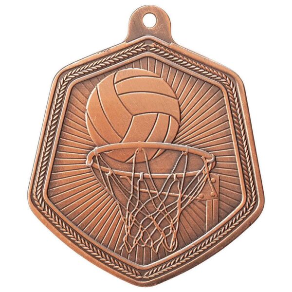 Falcon Netball Medal Bronze - Cornish Custom Creations