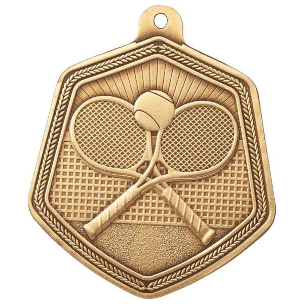 Falcon Tennis Medal Gold - Cornish Custom Creations