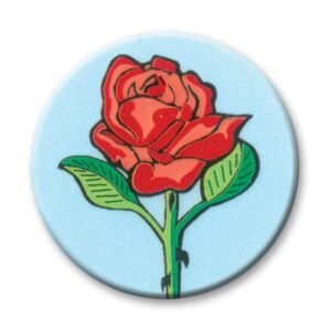 Flower - Red Rose 25mm - Cornish Custom Creations