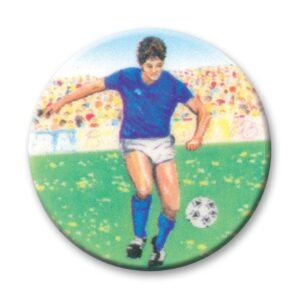 Footballer-Male Blue - Cornish Custom Creations