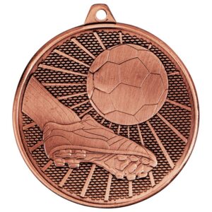 Formation Football Iron Medal Antique Bronze - Cornish Custom Creations
