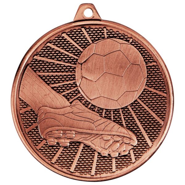 Formation Football Iron Medal Antique Bronze - Cornish Custom Creations