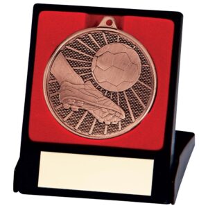 Formation Football Medal & Box Bronze - Cornish Custom Creations