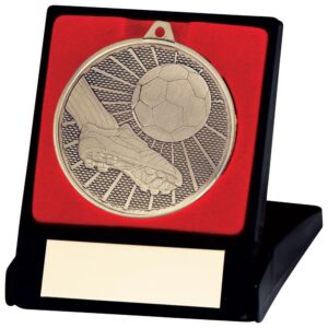 Formation Football Medal & Box Gold - Cornish Custom Creations