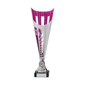 Garrison Plastic Laser Cut Cup Silver & Pink - Cornish Custom Creations