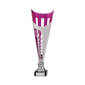 Garrison Plastic Laser Cut Cup Silver & Pink - Cornish Custom Creations