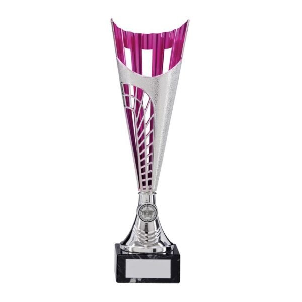 Garrison Plastic Laser Cut Cup Silver & Pink - Cornish Custom Creations