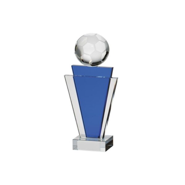Gauntlet Football Crystal Award - Cornish Custom Creations