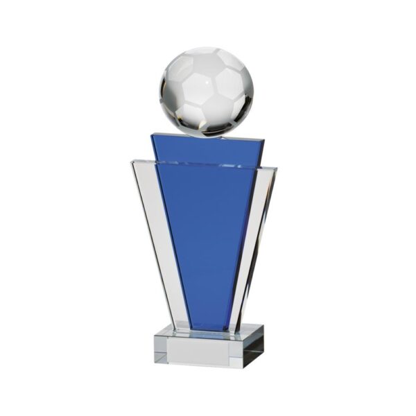 Gauntlet Football Crystal Award - Cornish Custom Creations