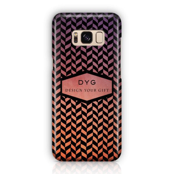 Geometric Hollow Design With Text - Galaxy 3D Custom Phone Case - Cornish Custom Creations