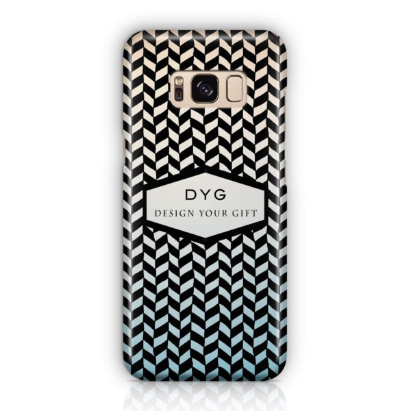 Geometric Hollow Design With Text - Galaxy 3D Custom Phone Case - Cornish Custom Creations