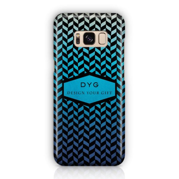 Geometric Hollow Design With Text - Galaxy 3D Custom Phone Case - Cornish Custom Creations