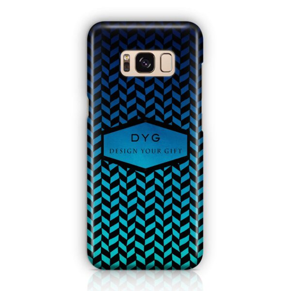 Geometric Hollow Design With Text - Galaxy 3D Custom Phone Case - Cornish Custom Creations