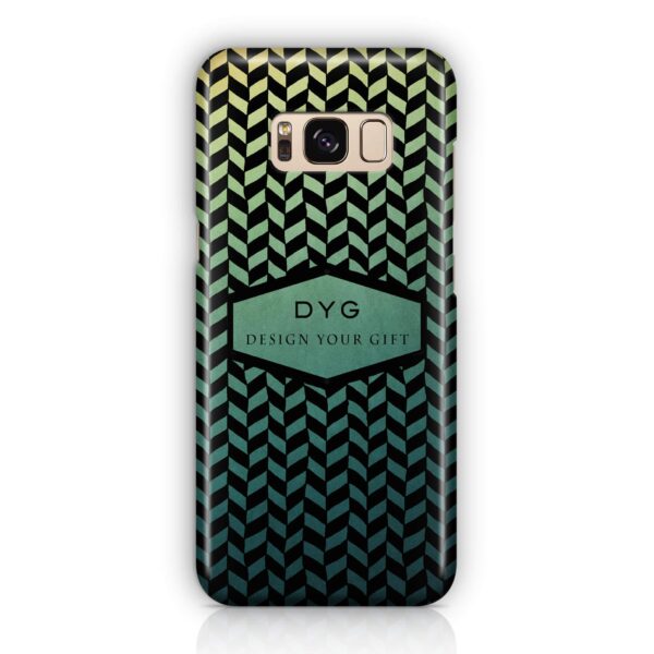 Geometric Hollow Design With Text - Galaxy 3D Custom Phone Case - Cornish Custom Creations