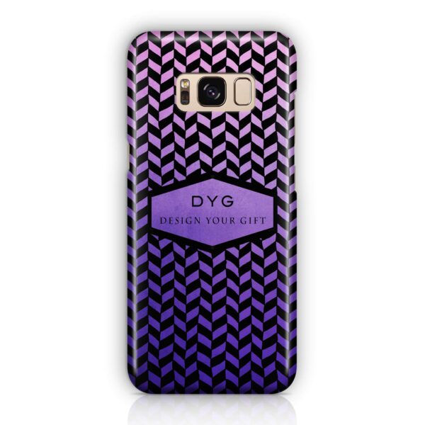 Geometric Hollow Design With Text - Galaxy 3D Custom Phone Case - Cornish Custom Creations