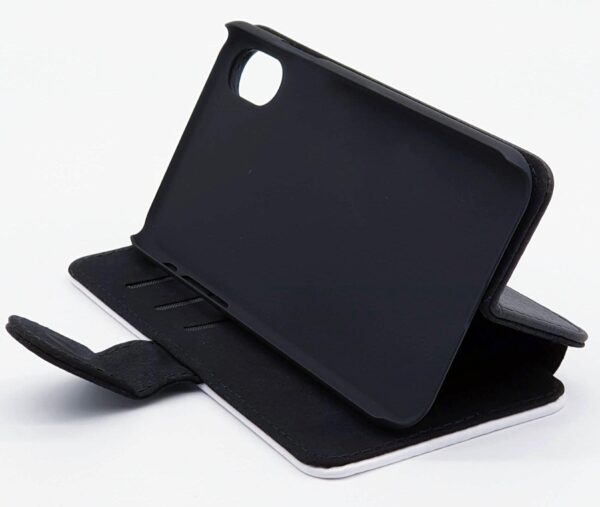 Geometric Hollow With Text | iPhone Wallet Case - Cornish Custom Creations