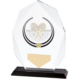 Glacier Tennis Glass Award - Engrave Express