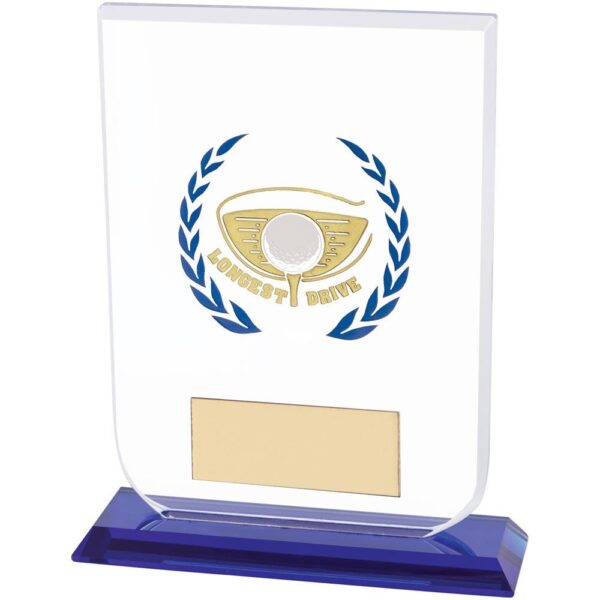 Gladiator Golf Longest Drive Award Glass - Cornish Custom Creations